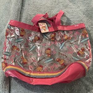 Hello Kitty Pink and Clear Tote Bag
